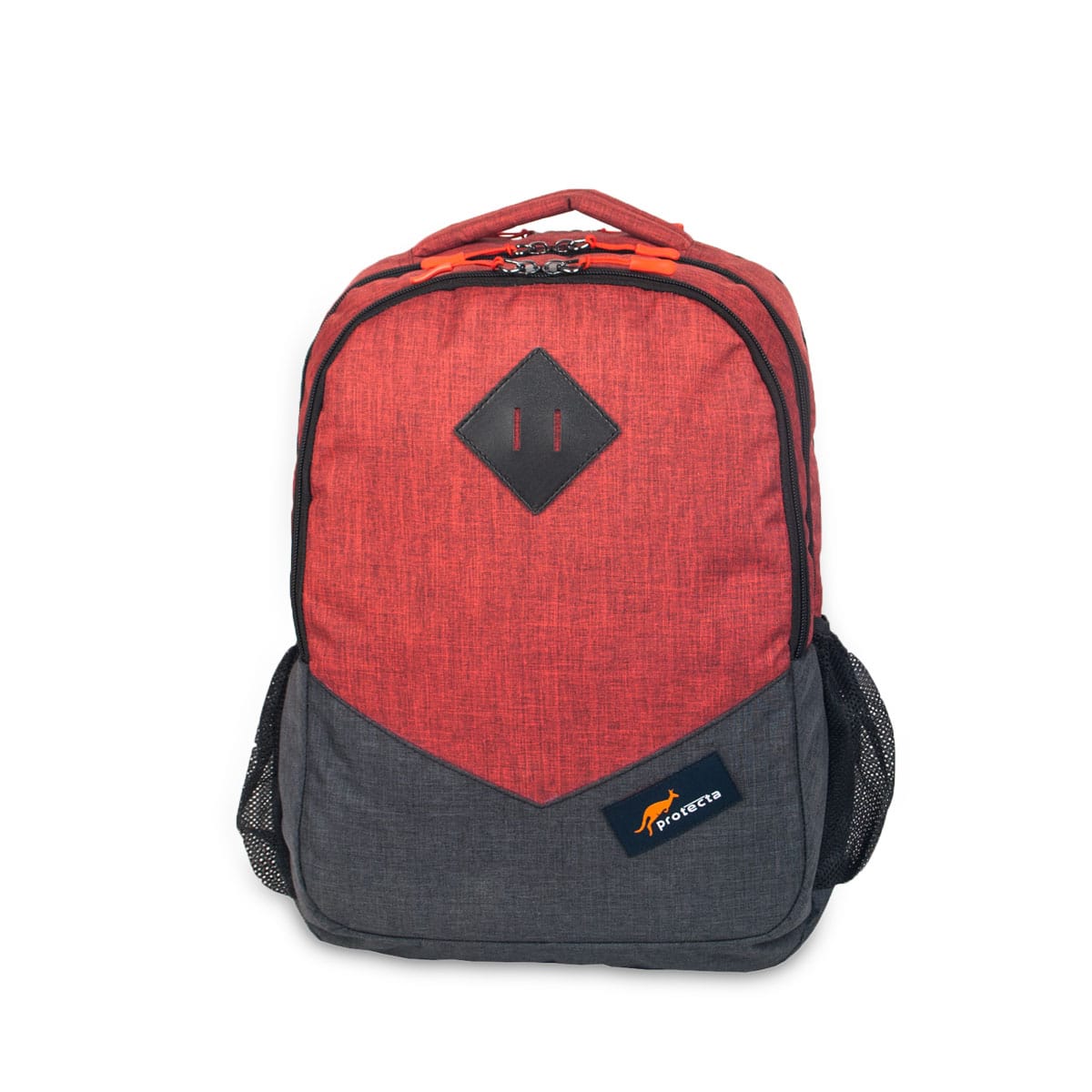 Abbey Grey-Rust Red, Class Apart School &amp; College Backpack-Main