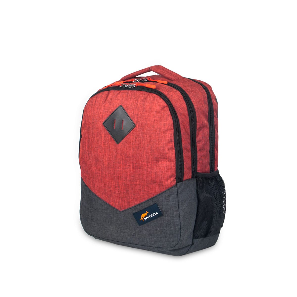 Abbey Grey-Rust Red, Class Apart School & College Backpack-2