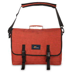 Rust Red, Protecta Diligent Laptop Messenger-Main