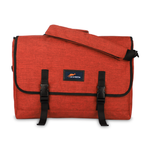 Rust Red, Protecta Diligent Laptop Messenger-4