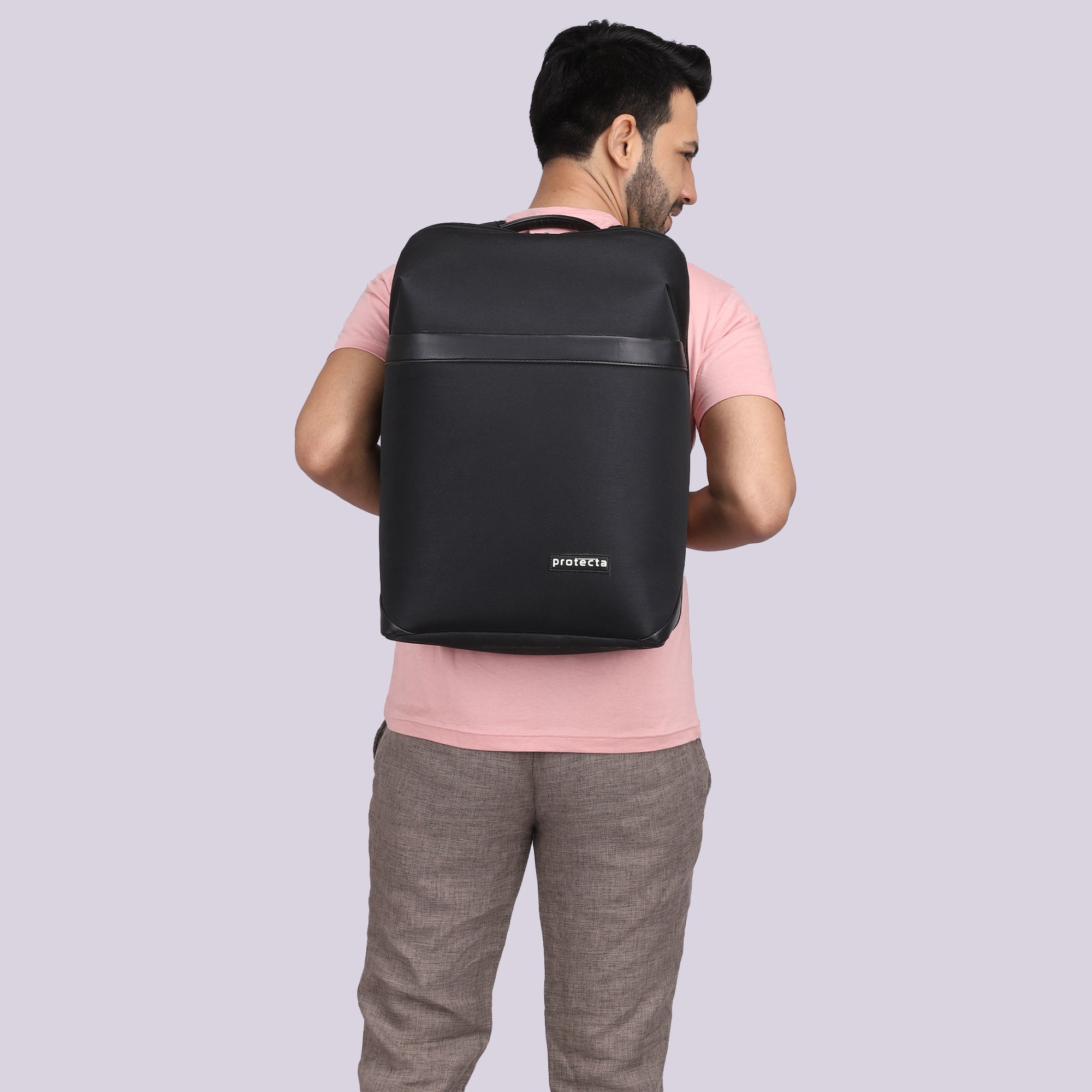 Black | Protecta Early Lead Anti-Theft Office Laptop Backpack - 6
