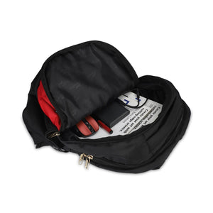 Black-Red | Protecta Enigma Laptop Backpack-4