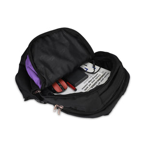 Black-Violet | Protecta Enigma Laptop Backpack-4