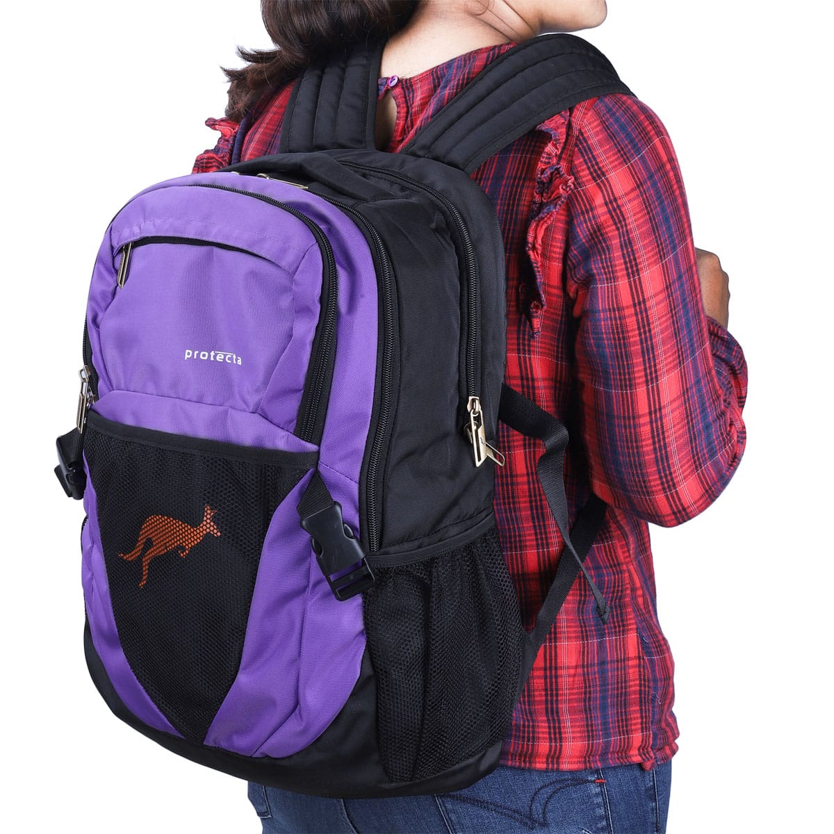 Black-Violet | Protecta Enigma Laptop Backpack-6