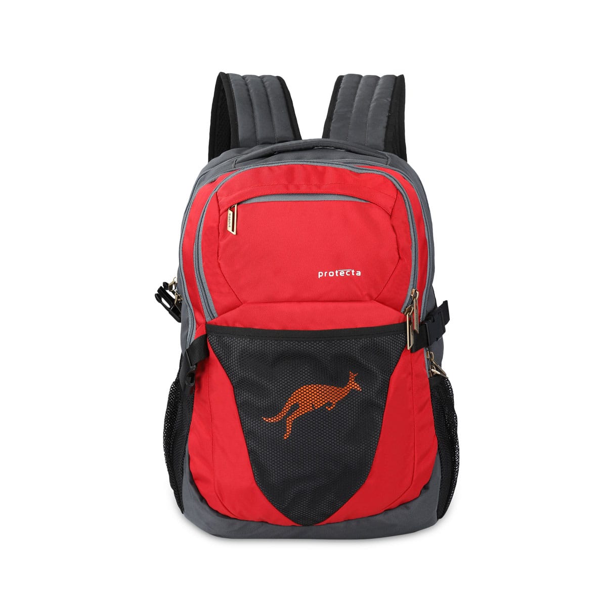 Grey-Red | Protecta Enigma Laptop Backpack-Main