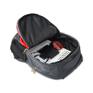 Grey-Red | Protecta Enigma Laptop Backpack-5