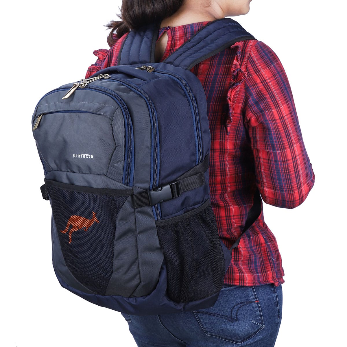 Navy-Grey | Protecta Enigma Laptop Backpack-6