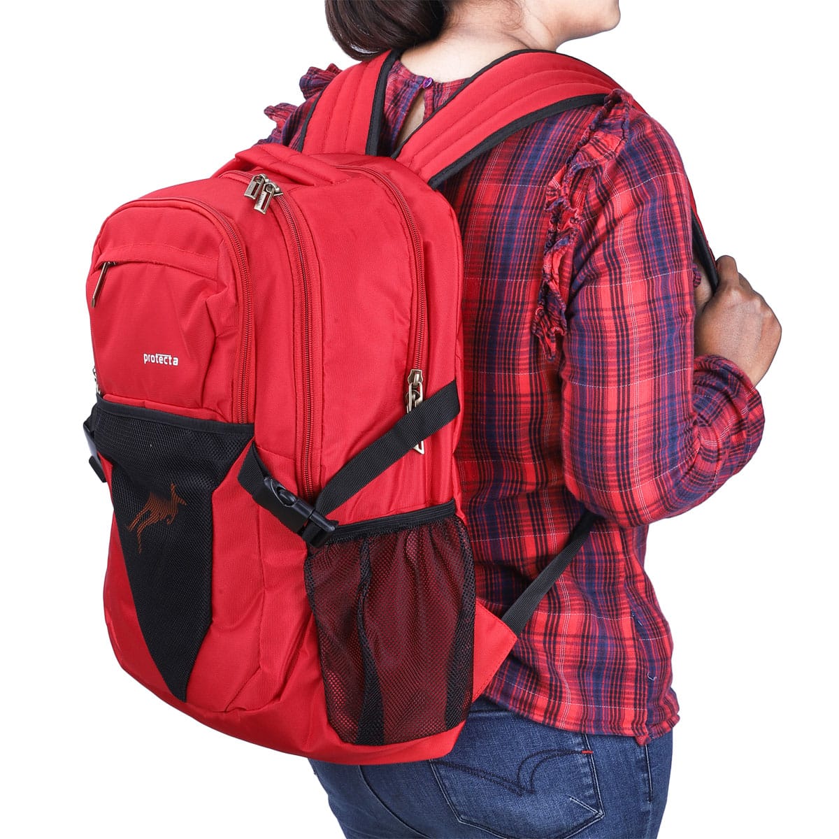 Red | Protecta Enigma Laptop Backpack-6