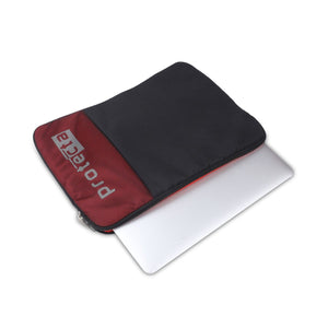 Black-Red, Enigma Laptop Sleeve-4
