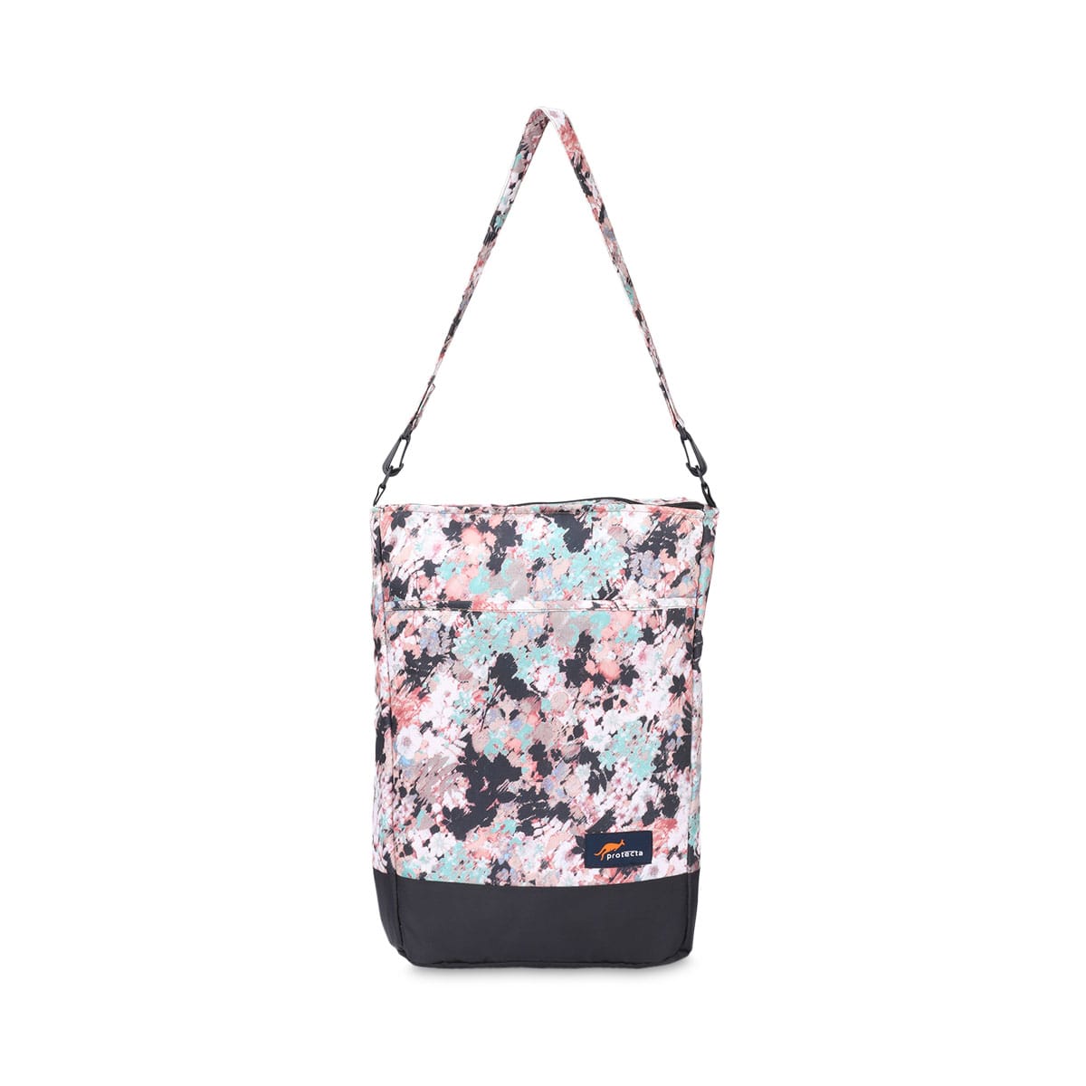 Abstract Flowers | Protecta Flair Convertible Laptop Backpack Tote-Main