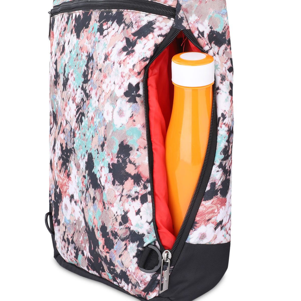 Abstract Flowers | Protecta Flair Convertible Laptop Backpack Tote-6