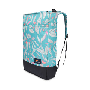 Green Leafy | Protecta Flair Convertible Laptop Backpack Tote-2