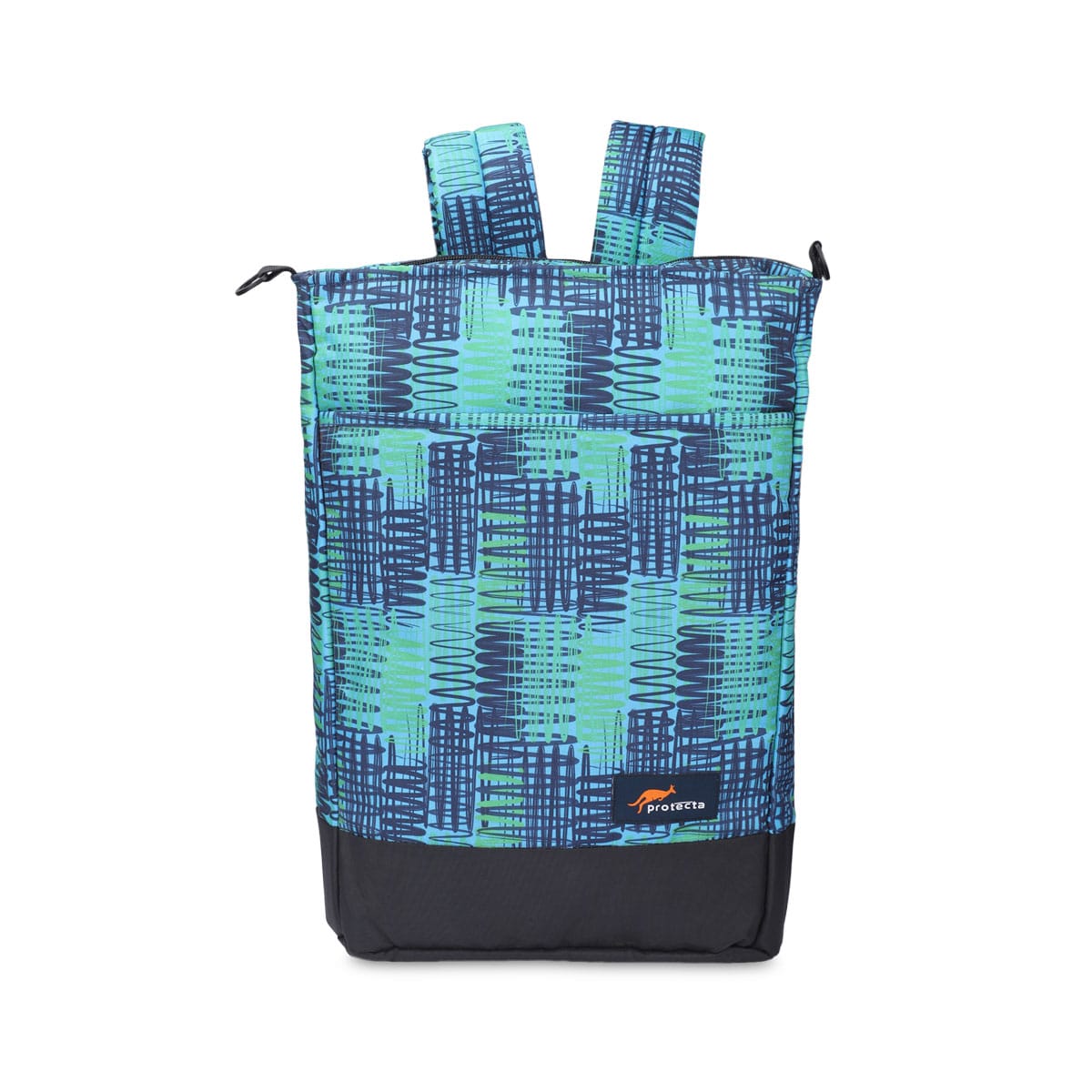 Modern Waves | Protecta Flair Convertible Laptop Backpack Tote-Main