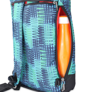 Modern Waves | Protecta Flair Convertible Laptop Backpack Tote-5