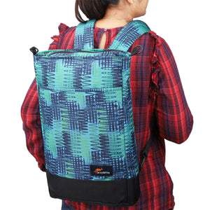 Modern Waves | Protecta Flair Convertible Laptop Backpack Tote-6