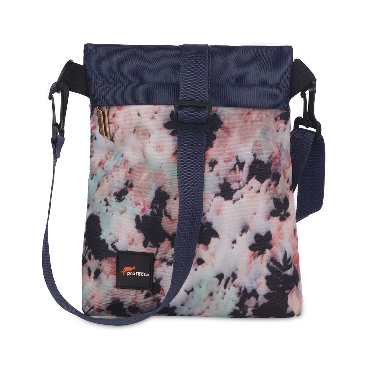 Abstract Flowers | Protecta Fluid Casual Sling Bag for Women-Main