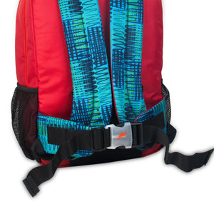 Modern Waves, Grade A School & College Backpack-5