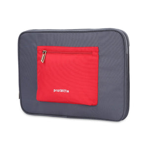 Grey-Red | Protecta Grit MacBook Sleeve-1