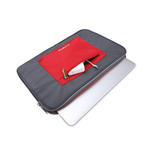 Grey-Red | Protecta Grit MacBook Sleeve-5