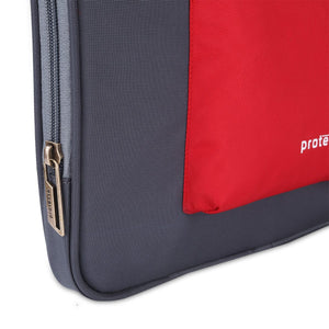 Grey-Red | Protecta Grit MacBook Sleeve-6