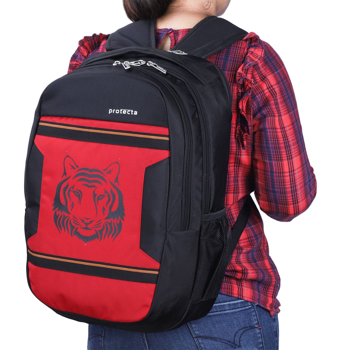 Black-Red | Protecta Harmony Laptop Backpack-6