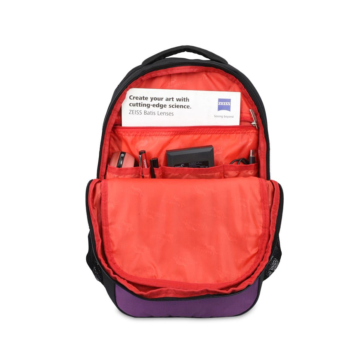 Black-Violet | Protecta Harmony Laptop Backpack-4