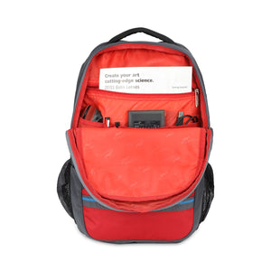 Grey-Red | Protecta Harmony Laptop Backpack-4