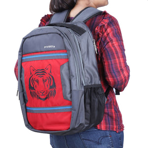 Grey-Red | Protecta Harmony Laptop Backpack-6
