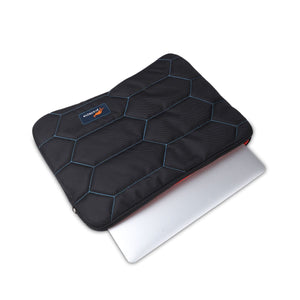 Black-Blue, Honeycomb Laptop Sleeve-4