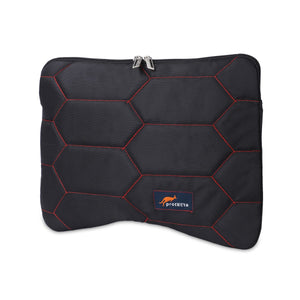 Black-Red, Honeycomb Laptop Sleeve-1