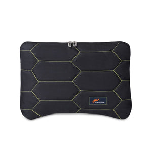 Black-Yellow | Honeycomb MacBook Sleeve-Main