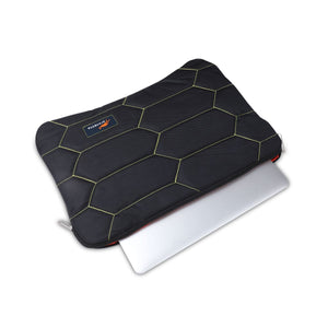 Black-Yellow | Honeycomb MacBook Sleeve-4