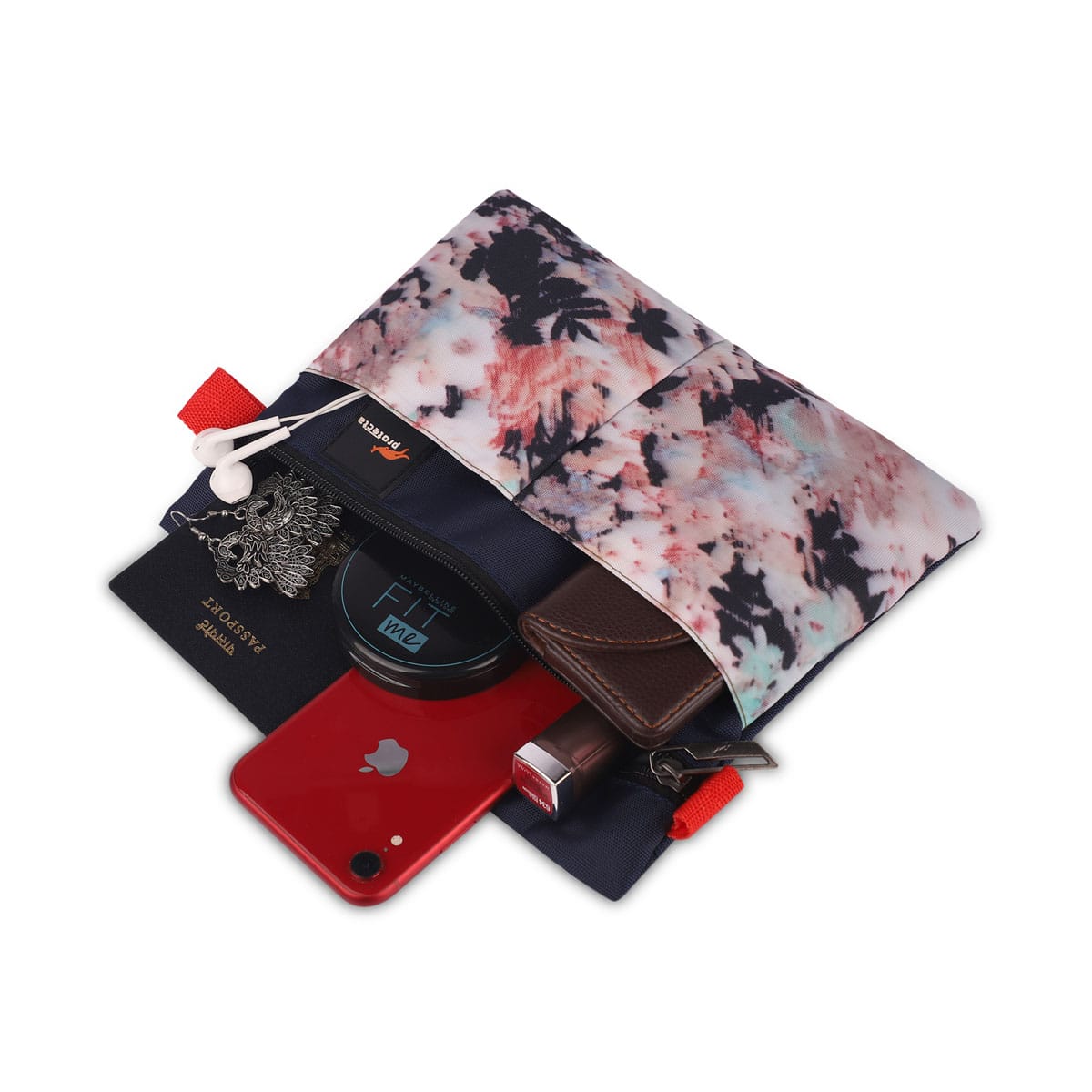 Abstract Flowers | Protecta Ignite Casual Sling Bag for Women-4