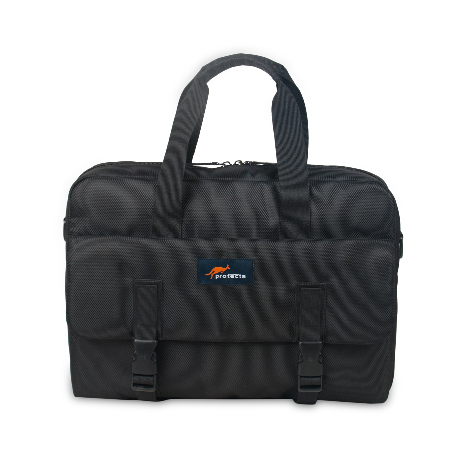 Black, Protecta Maestro Office Shoulder Laptop Bag-Main