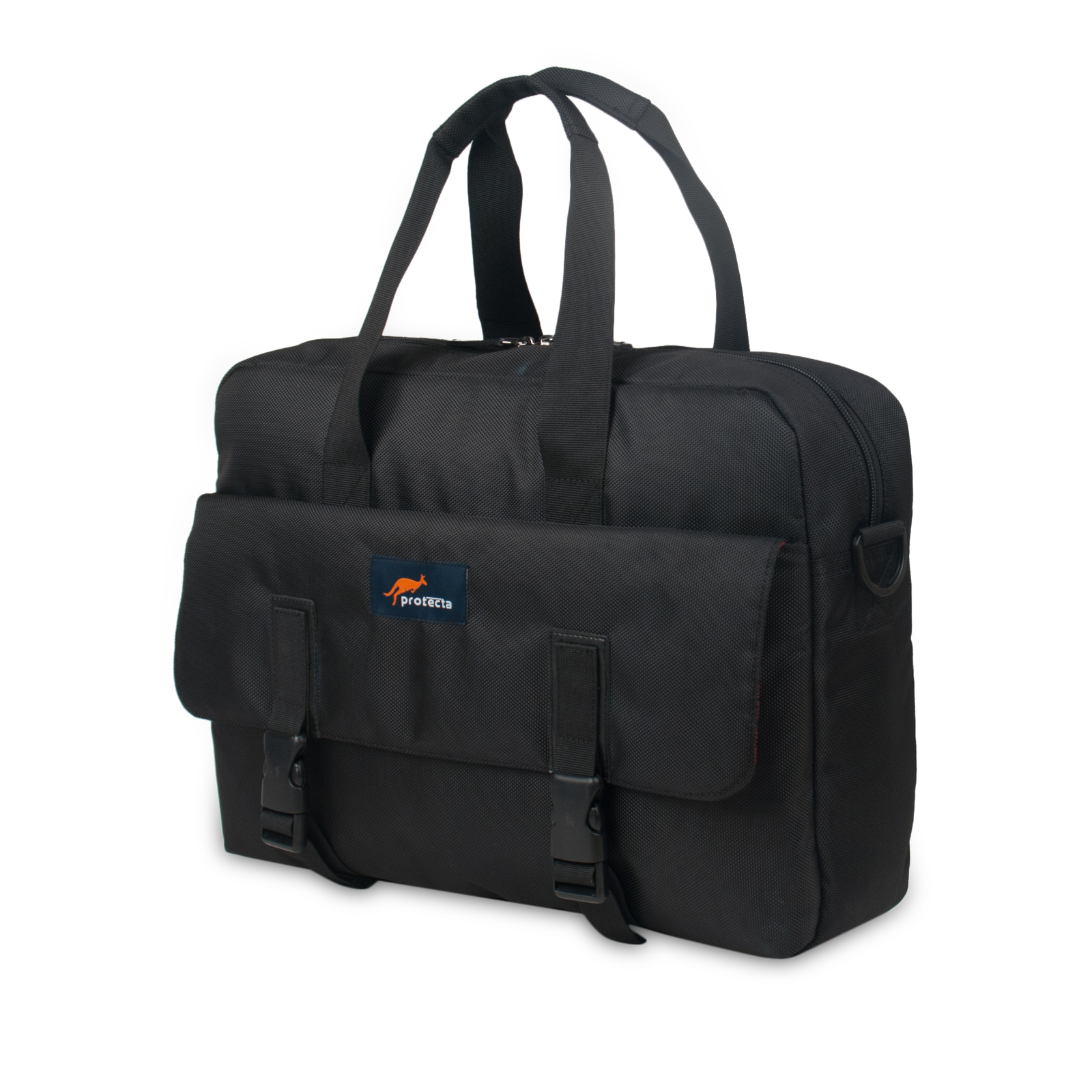 Black, Protecta Maestro Office Shoulder Laptop Bag-Main