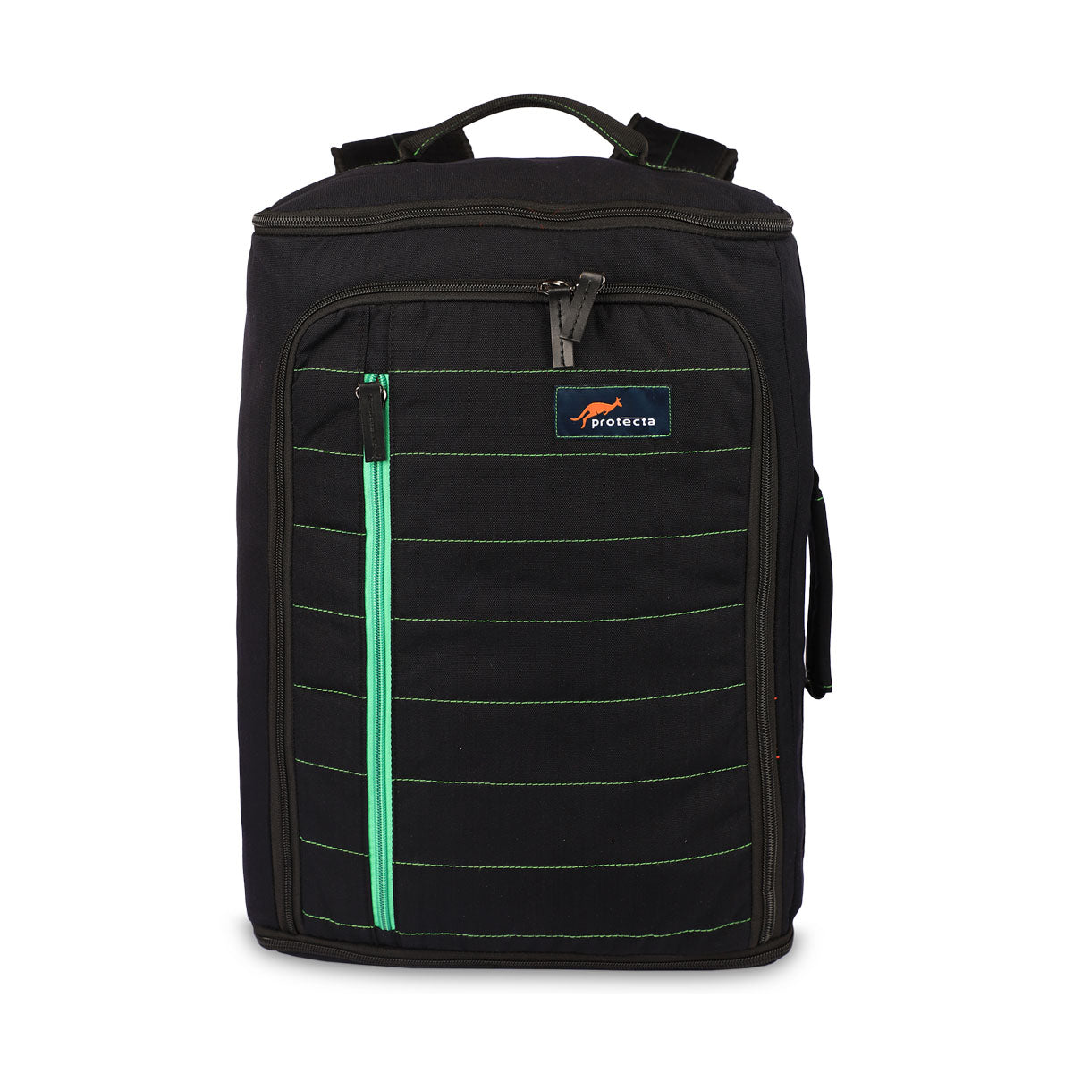 Black-Green | Protecta Memento Convertible Laptop Backpack-Main