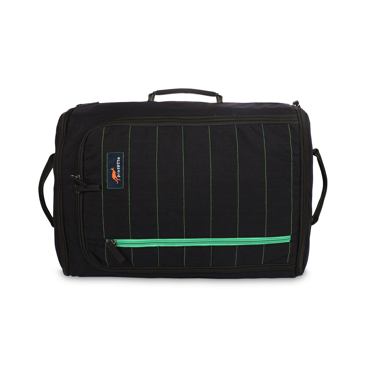 Black-Green | Protecta Memento Convertible Laptop Backpack-1