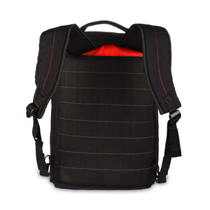 Black-Red | Protecta Memento Convertible Laptop Backpack-3