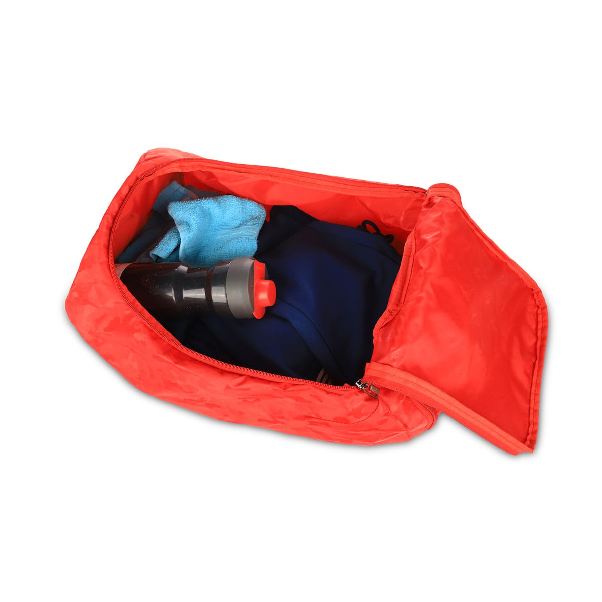 Red | Protecta Modern Camo Gym Bag-4