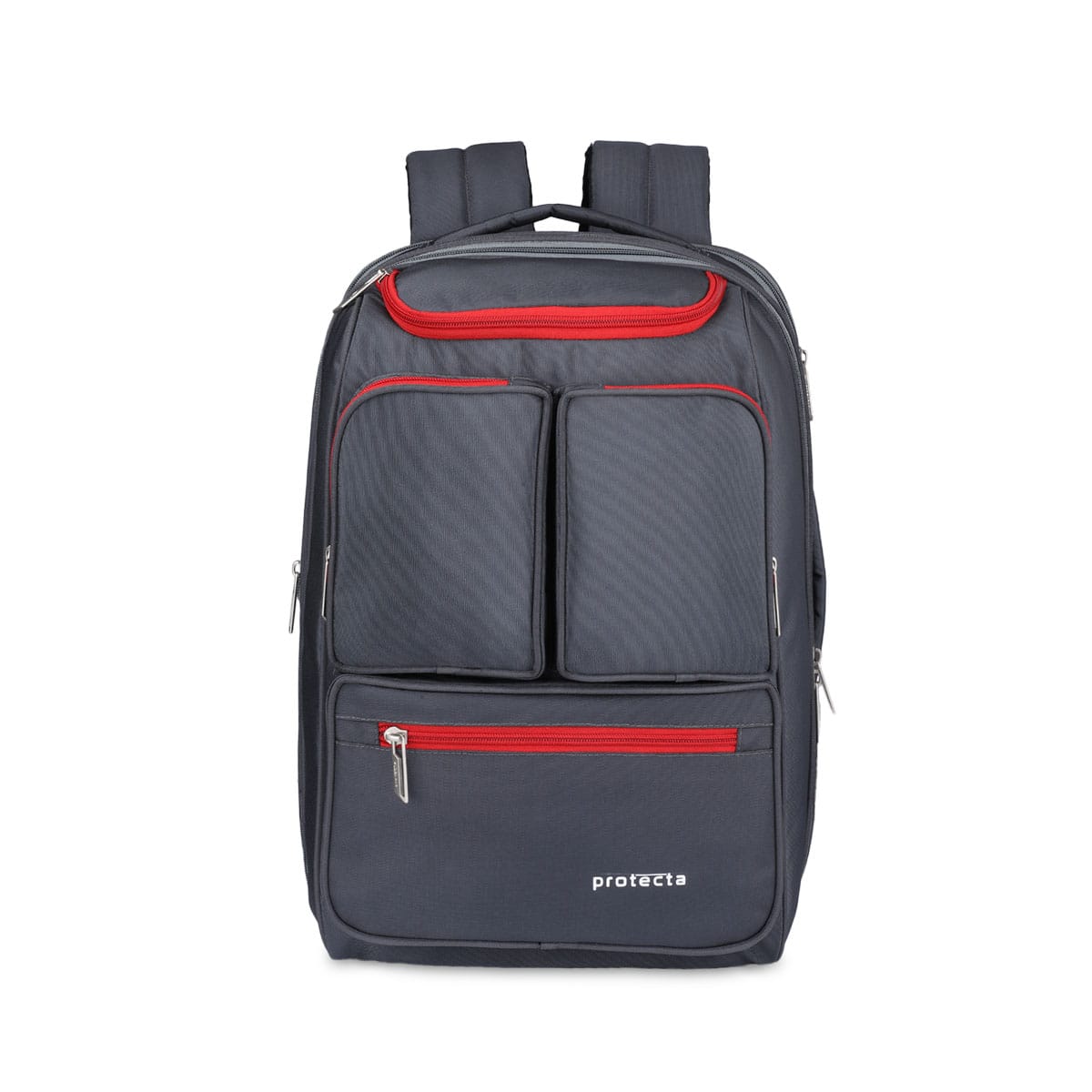 Grey-Red | Protecta Organised Chaos XL Travel Convertible Laptop Backapck-Main