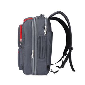 Grey-Red | Protecta Organised Chaos XL Travel Convertible Laptop Backapck-2
