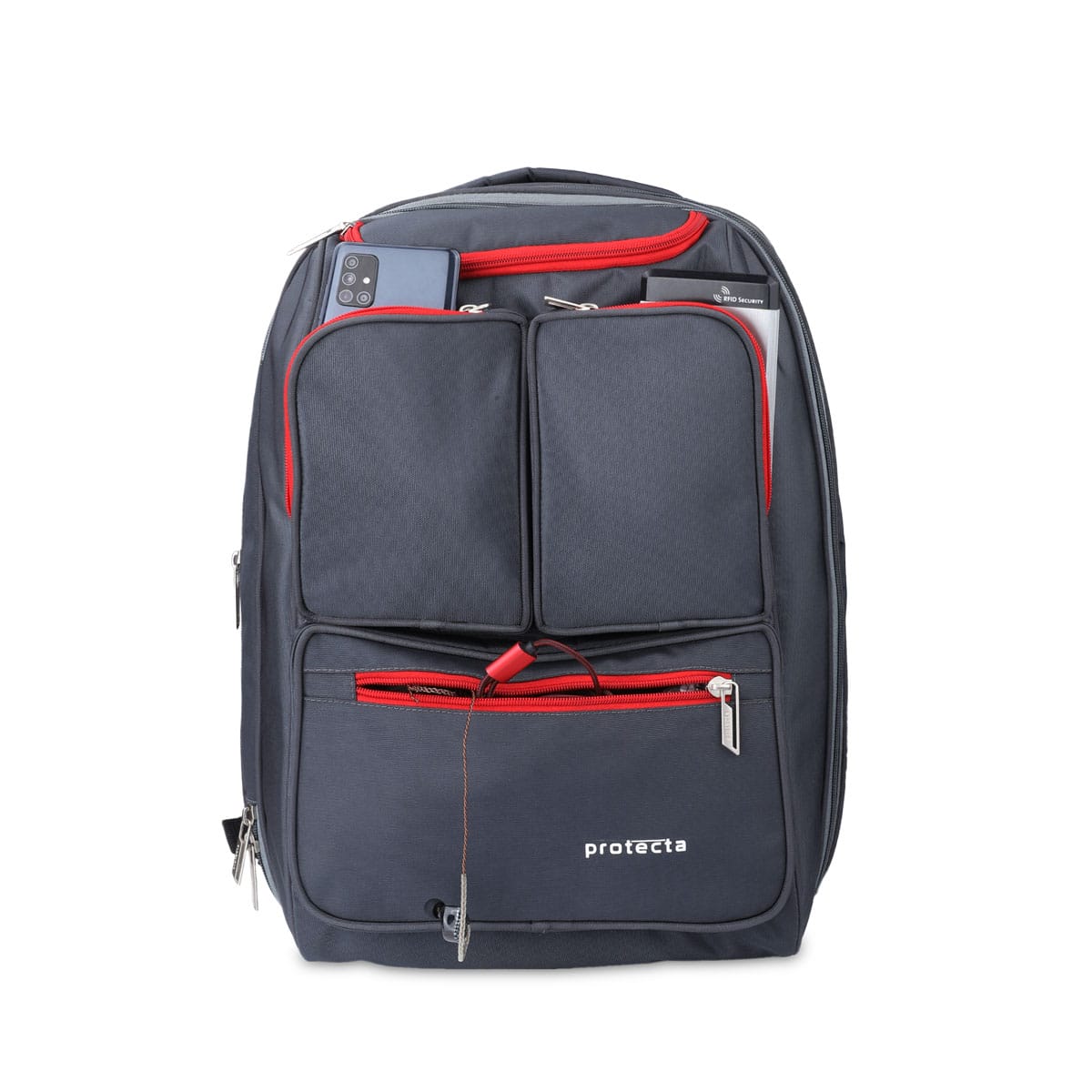 Grey-Red | Protecta Organised Chaos XL Travel Convertible Laptop Backapck-4