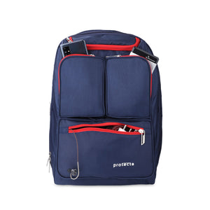 Navy-Red | Protecta Organised Chaos XL Travel Convertible Laptop Backapck-6