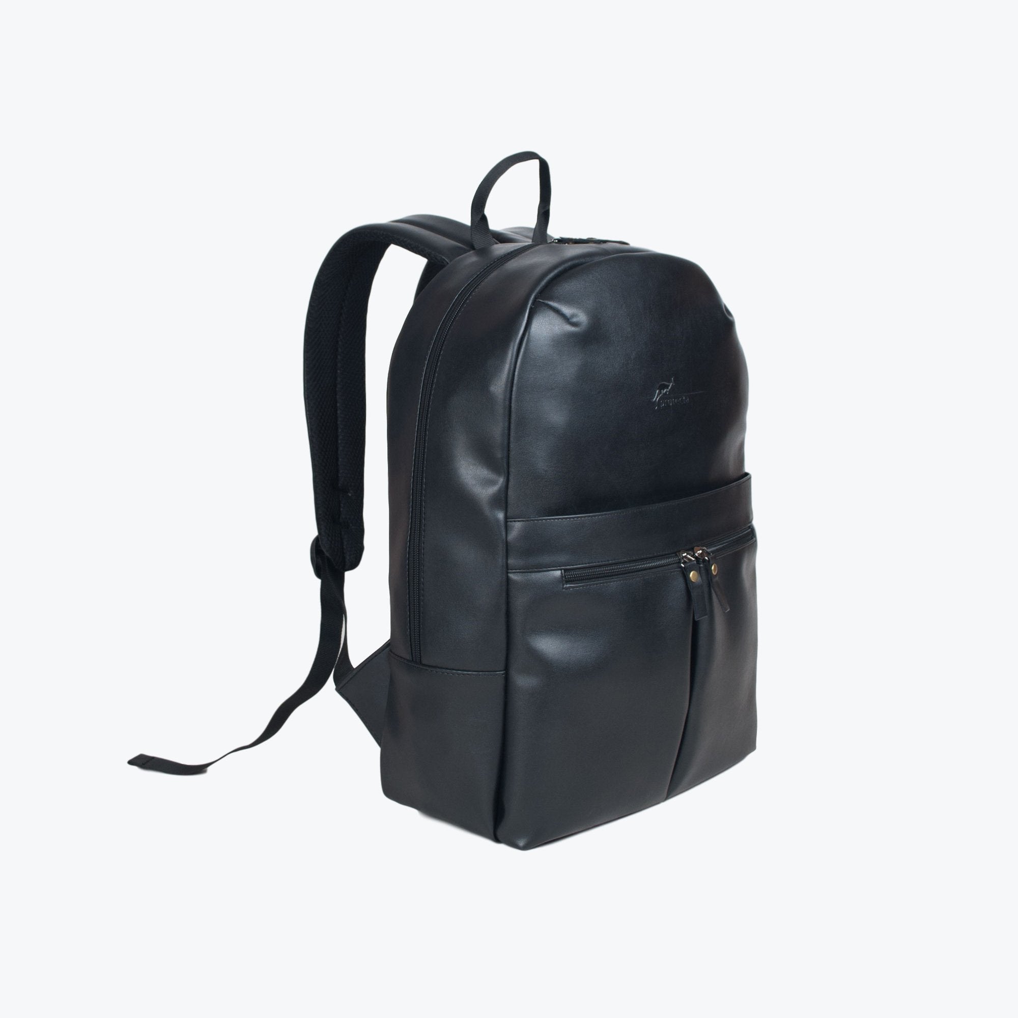 Black | Protecta Ultra Chic Vegan Leather Laptop Backpack-Main