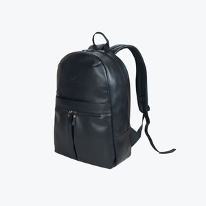 Black | Protecta Ultra Chic Vegan Leather Laptop Backpack-2