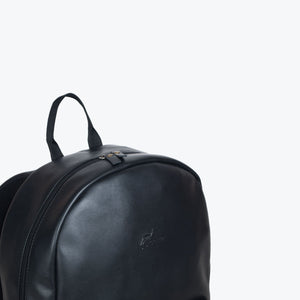 Black | Protecta Vogue Vegan Leather Laptop Backpack-4