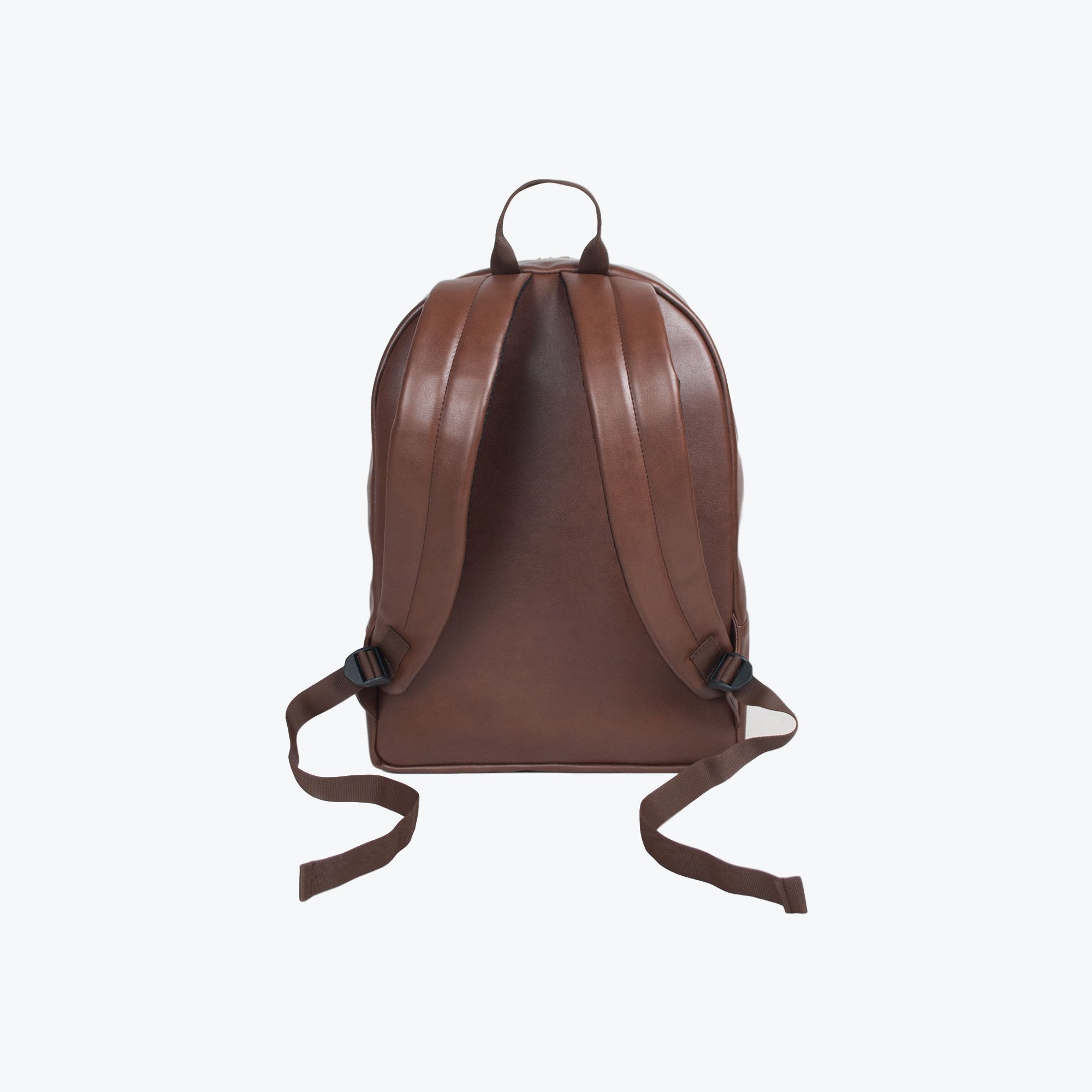Brown | Protecta Ultra Chic Vegan Leather Laptop Backpack-2