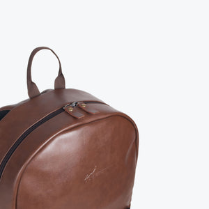 Brown | Protecta Vogue Vegan Leather Laptop Backpack-4