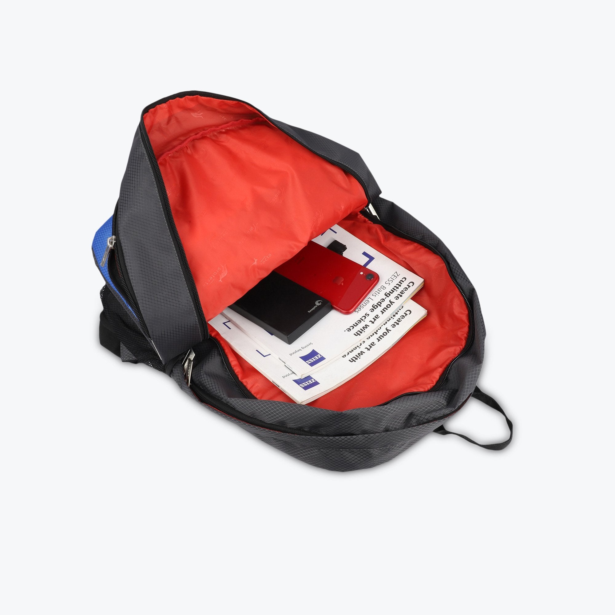 Grey-Blue | Protecta Bolt Laptop Backpack-4