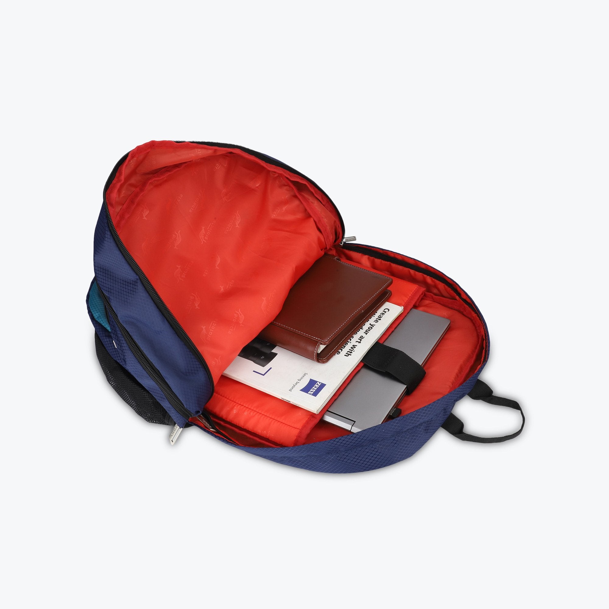 Navy-Green | Protecta Bolt Laptop Backpack-5